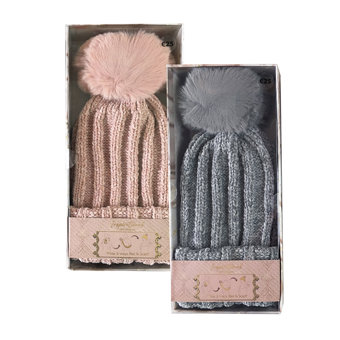 Ladies Chenille Hat To Scarf Set Ladies Chenille Hat To Scarf Set
