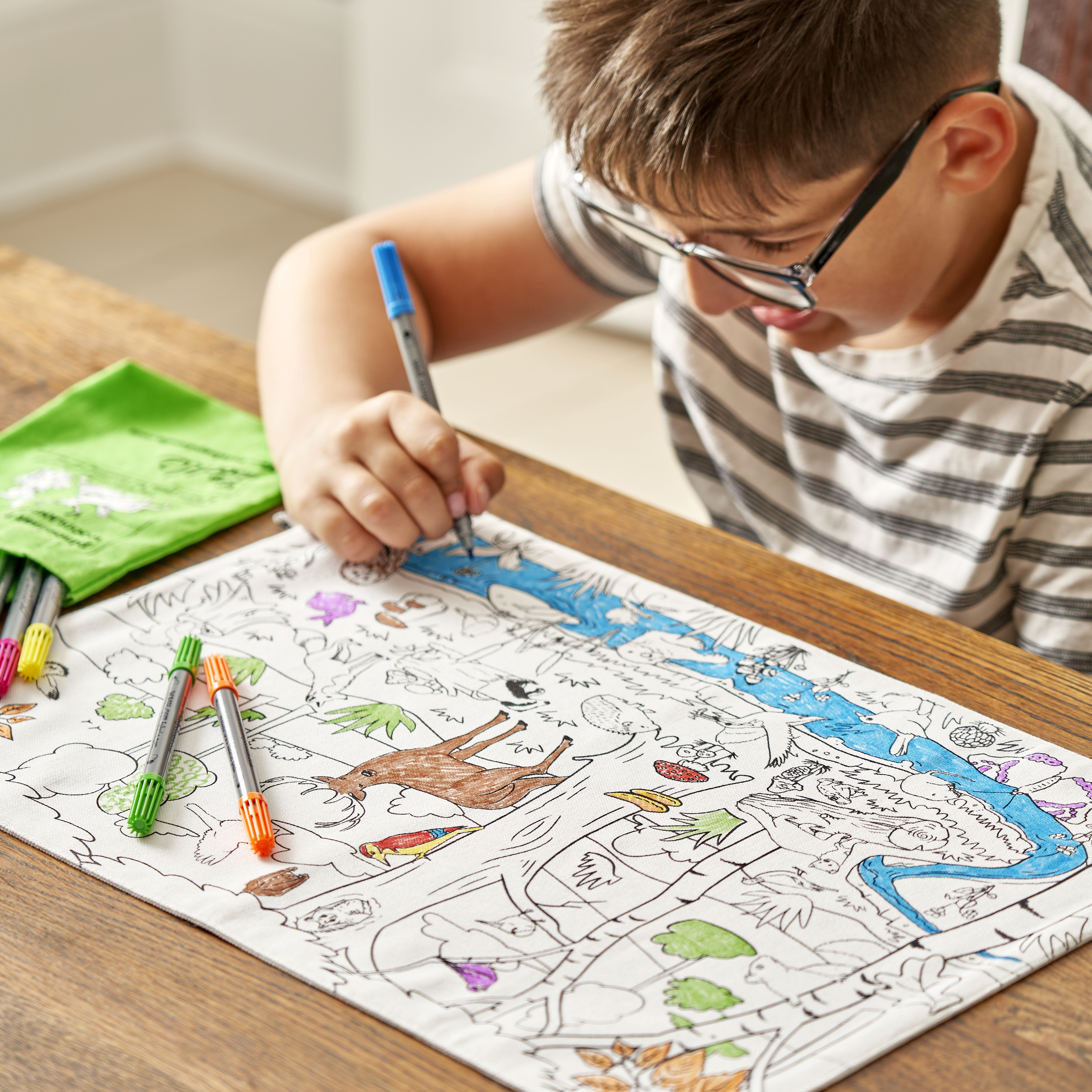 Eat Sleep Doodle Woodland Placemat To Go Barnardo's Online