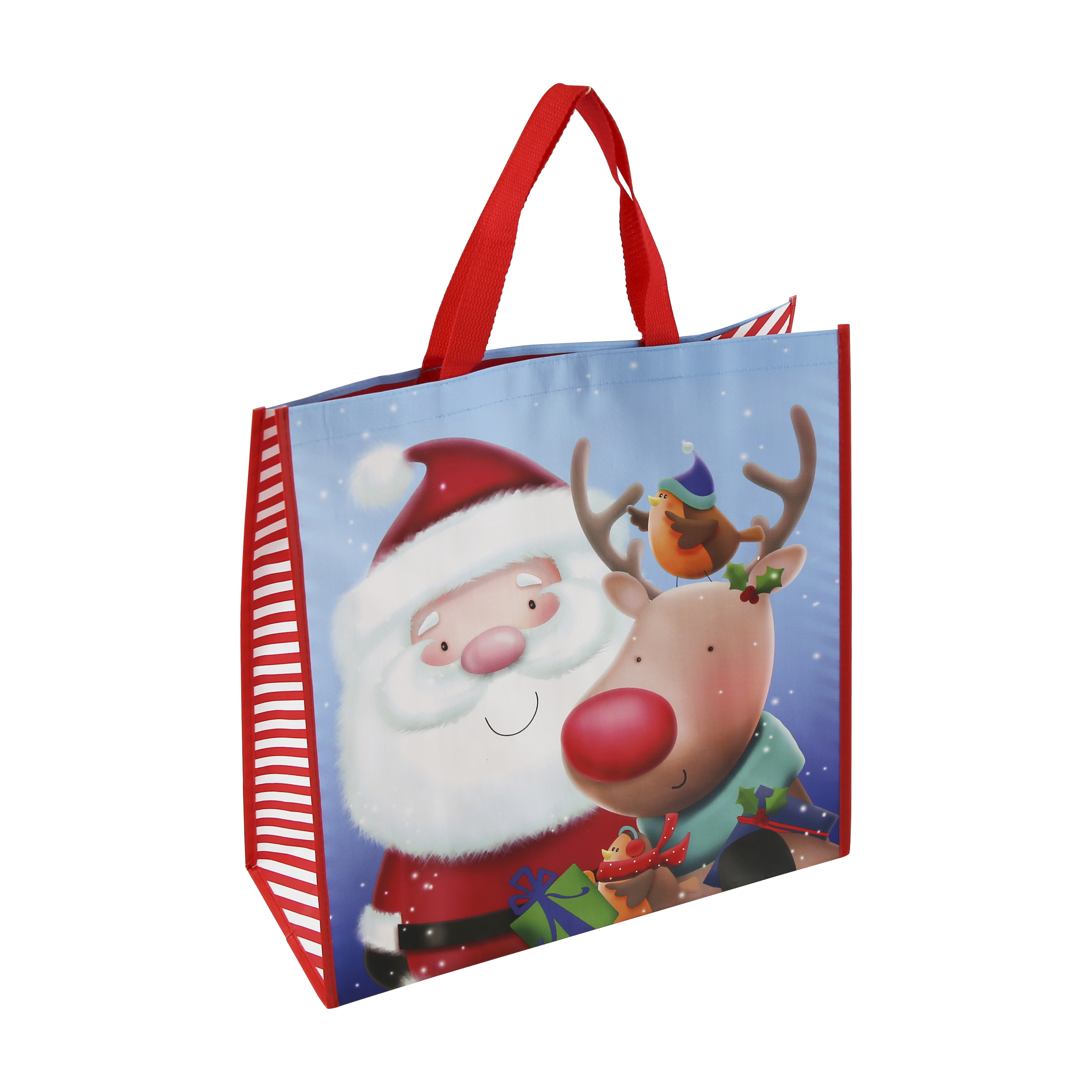 Santa Sacks Personalized Canvas Santa Bags Kids Christmas Gift Large  Christmas Bags With Drawstring For Christmas Decoration In Size 19.5x27.5  inches(Checked): Buy Online at Best Price in Egypt - Souq is now