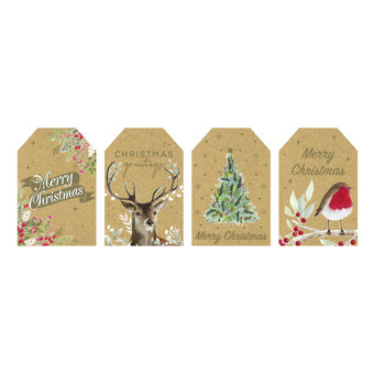 Traditional Kraft Christmas Gift Tags - Pack of 20 Traditional Kraft Christmas Gift Tags - Pack of 20