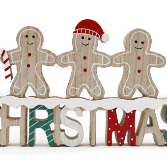 Gingerbread Christmas Wooden Ornament  Gingerbread Christmas Wooden Ornament
