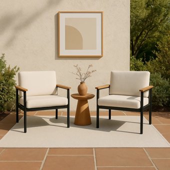 Made.com Sassari Set of 2 Grey Outdoor Dining Chairs Made.com Sassari Set of 2 Grey Outdoor Dining Chairs