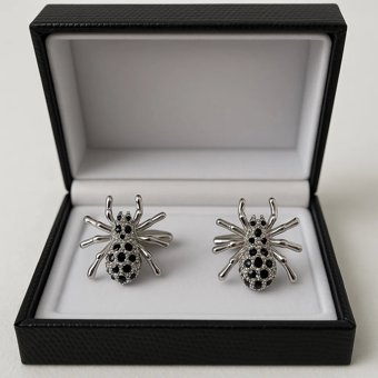 Spider Cufflinks  Spider Cufflinks