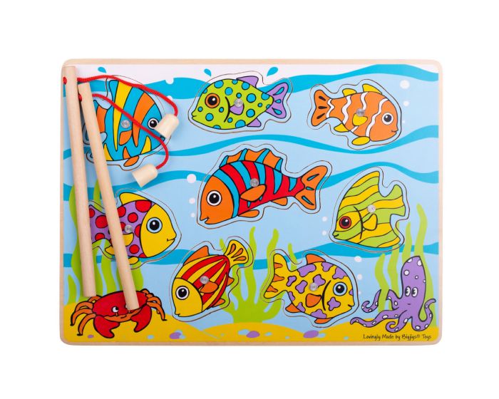 Wooden magnetic hot sale fish game