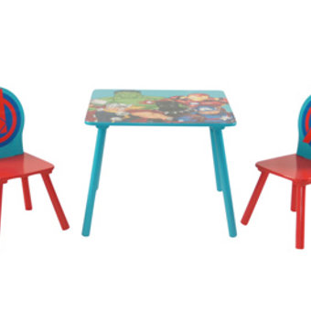 Children's Marvel Avengers Table and Chairs Children's Marvel Avengers Table and Chairs