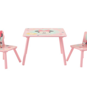 Children's Disney Minnie Mouse Table and Chairs Set Children's Disney Minnie Mouse Table and Chairs Set