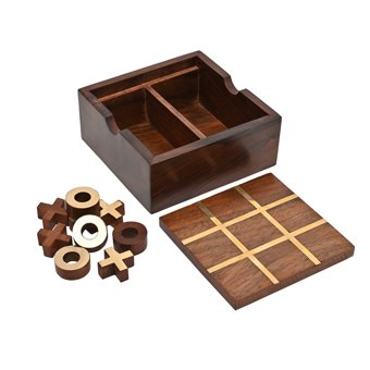 Harvey Makin Tic Tac Toe & Solitaire Set Harvey Makin Tic Tac Toe & Solitaire Set