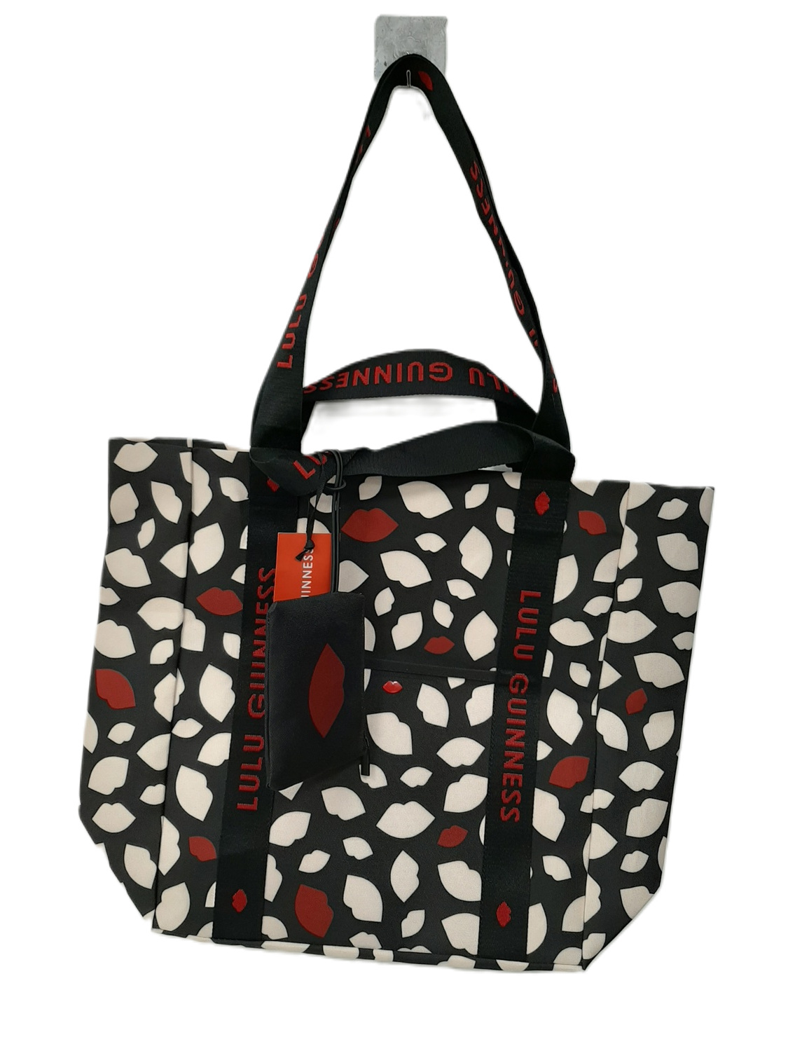 LULU GUINESS Flurry Of Kisses Tote Shopper Bag With Purse Pre - Main Image