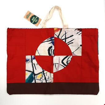 Upcycled Multi-coloured Patchwork Tote Bag Pre-Loved Re-Fashioned Upcycled Multi-coloured Patchwork Tote Bag Pre-Loved Re-Fashioned