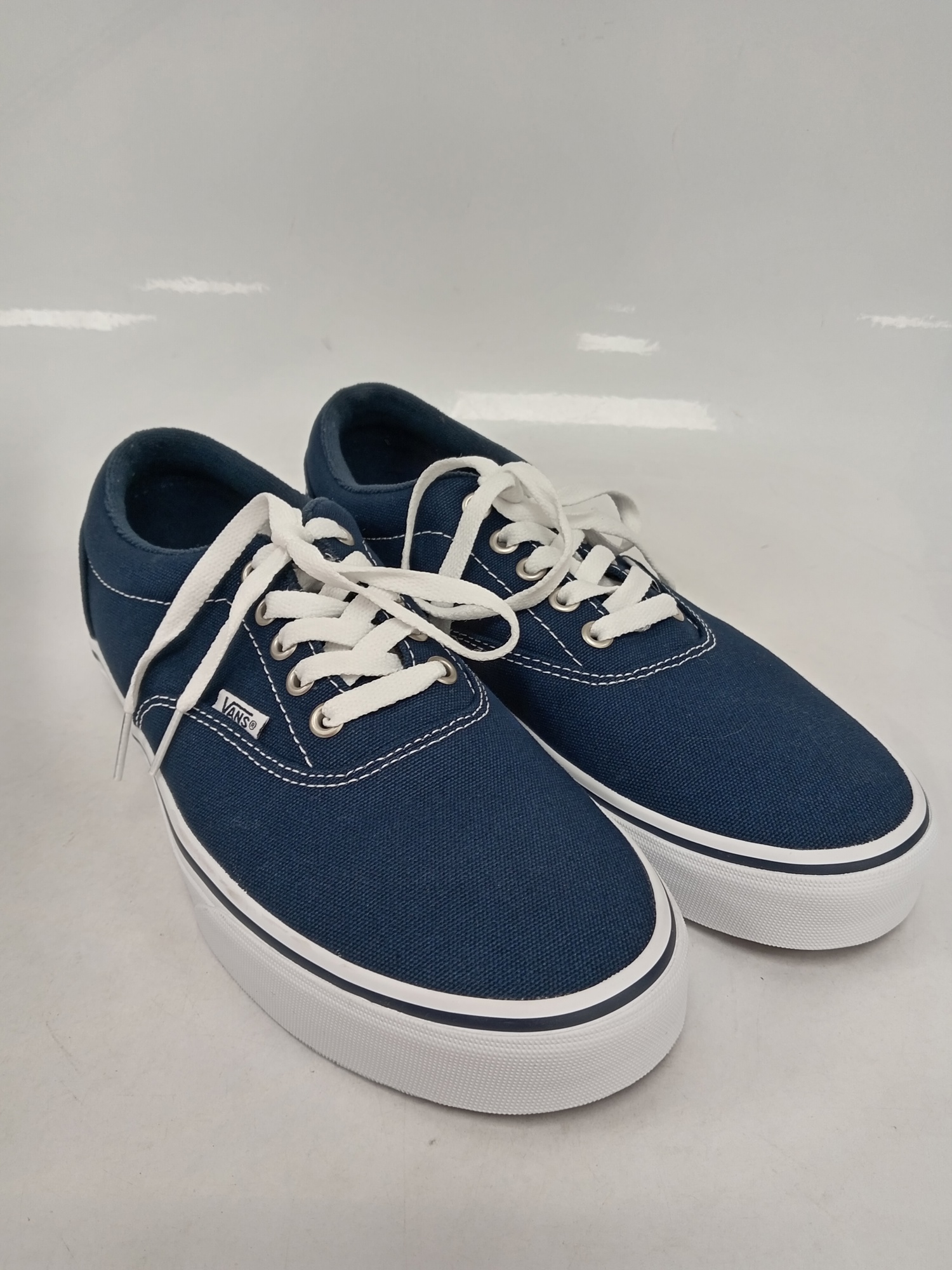 VANS Off The Wall Men s Navy Doheny Canvas Pumps UK 8