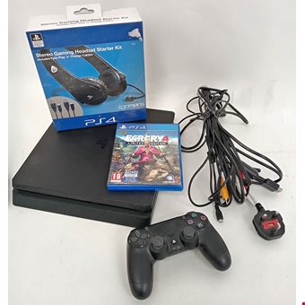 SONY PlayStation 4 Slim 500GB Black Gaming Console w/ Controller & FARCRY 4 Game SONY PlayStation 4 Slim 500GB Black Gaming Console w/ Controller & FARCRY 4 Game