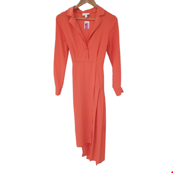 TOPSHOP Ladies UK Size 6 Orange Summer Button Up Shirt Dress Pre-Loved  TOPSHOP Ladies UK Size 6 Orange Summer Button Up Shirt Dress Pre-Loved