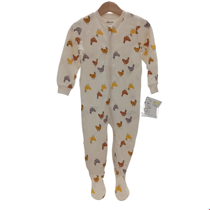 PEKKLE Baby s AGE 18 Months Zip UP Chicken Pattern All In One Barnardo s Online Charity Shop