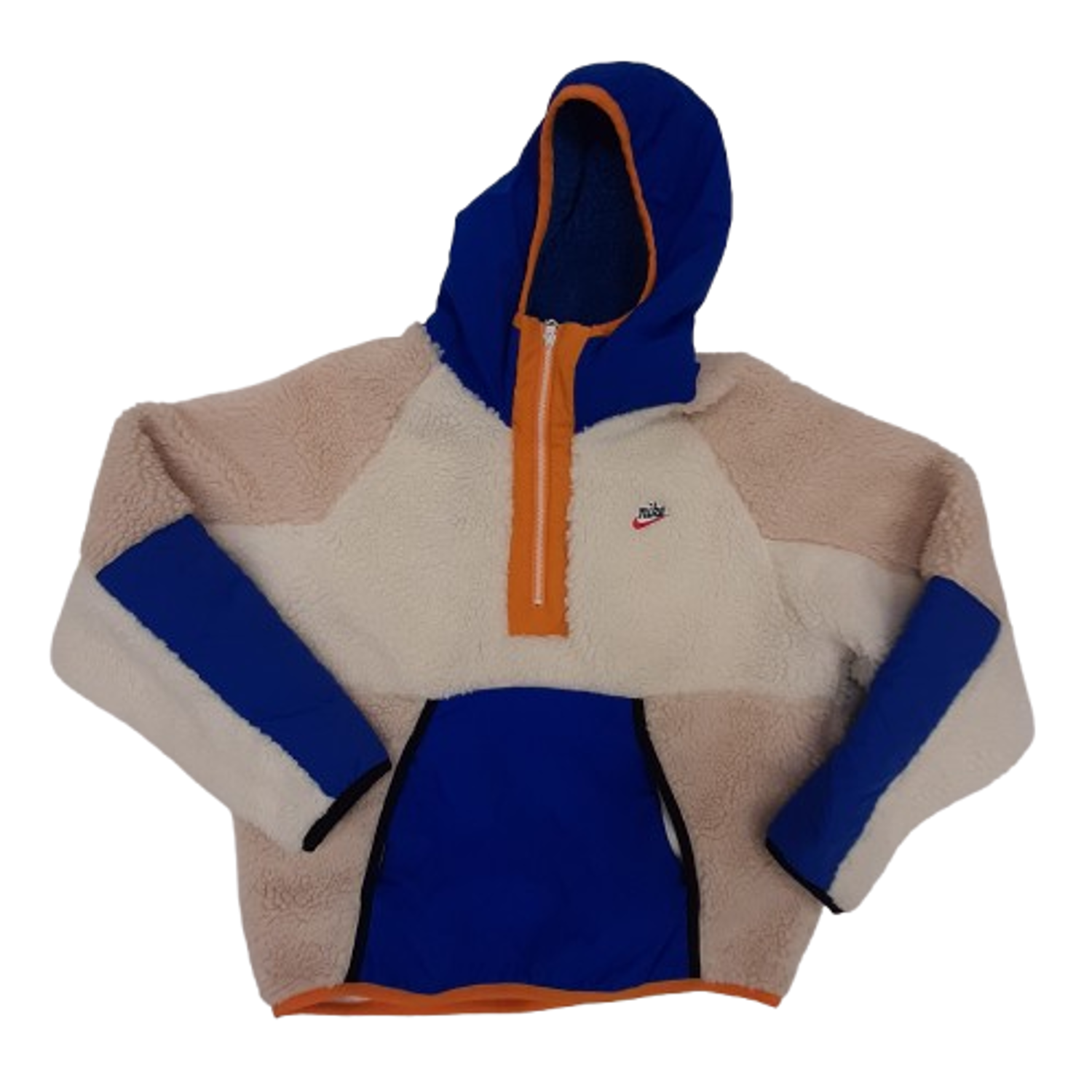 nike sherpa half zip hoodie