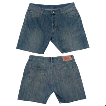 LEVI STRAUSS & CO. Men's UK Size W38" Blue Denim Casual Summer Shorts Pre-Loved  LEVI STRAUSS & CO. Men's UK Size W38" Blue Denim Casual Summer Shorts Pre-Loved