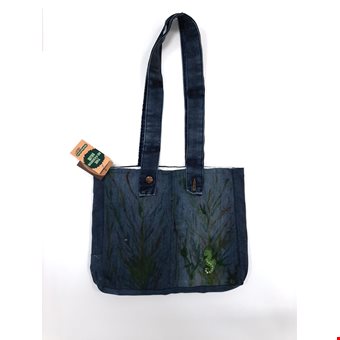 Upcycled Handmade Blue Denim Tote Bag Sealife Details Pre-Loved Re-Fashioned Upcycled Handmade Blue Denim Tote Bag Sealife Details Pre-Loved Re-Fashioned