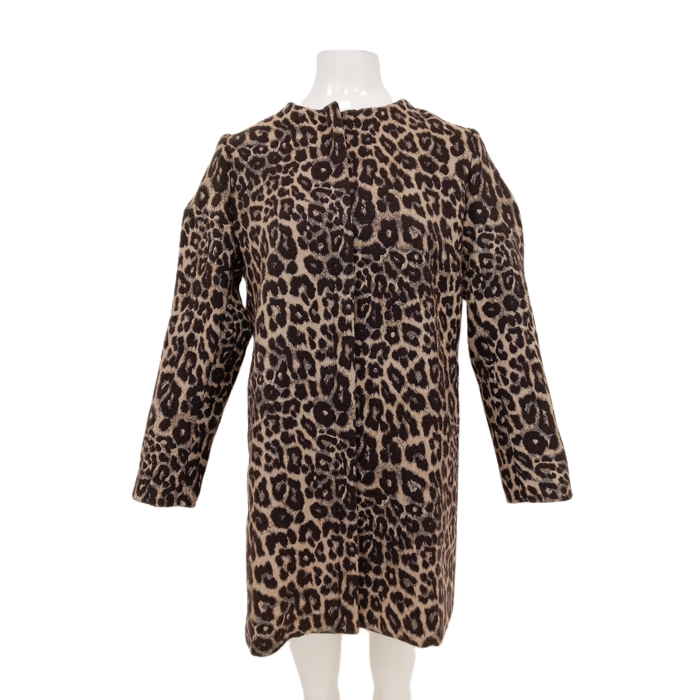 Leopard print ladies coat deals