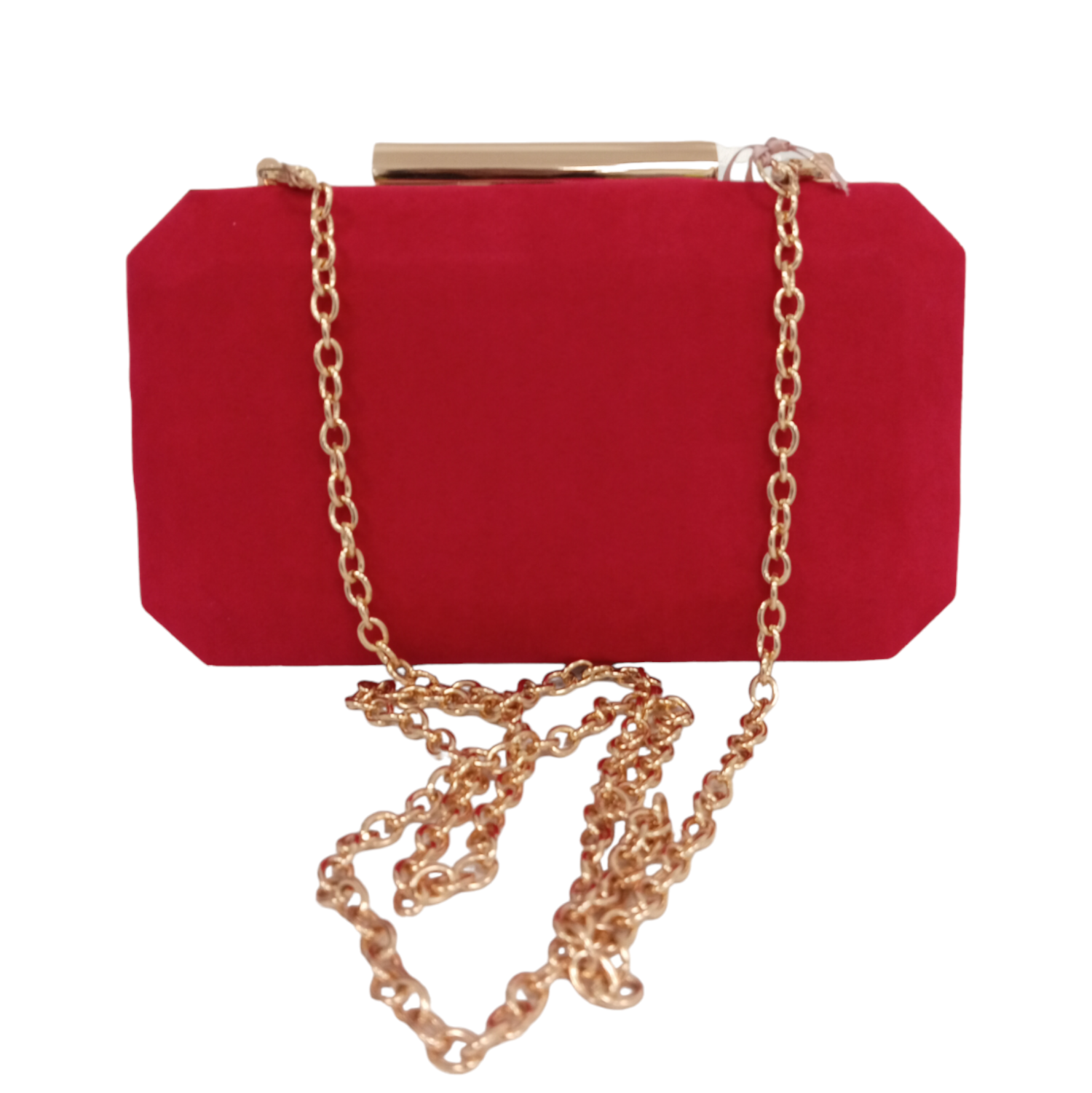 CARVELA Ladies Small Pink Gold Chain Cluth Style Bag Barnardo's