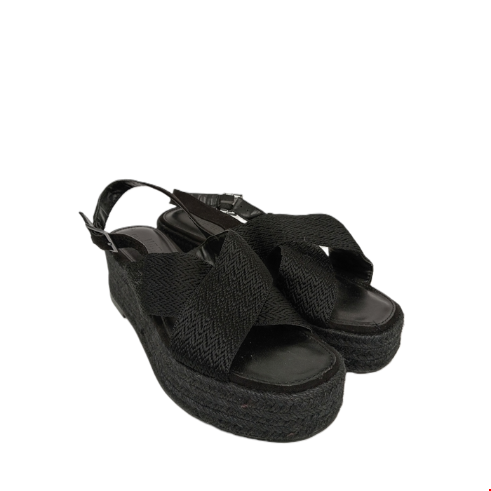 NEXT Ladies UK Size 4 Black Open Toe Platform Sandals Preloved Barnardo s Online Charity Shop