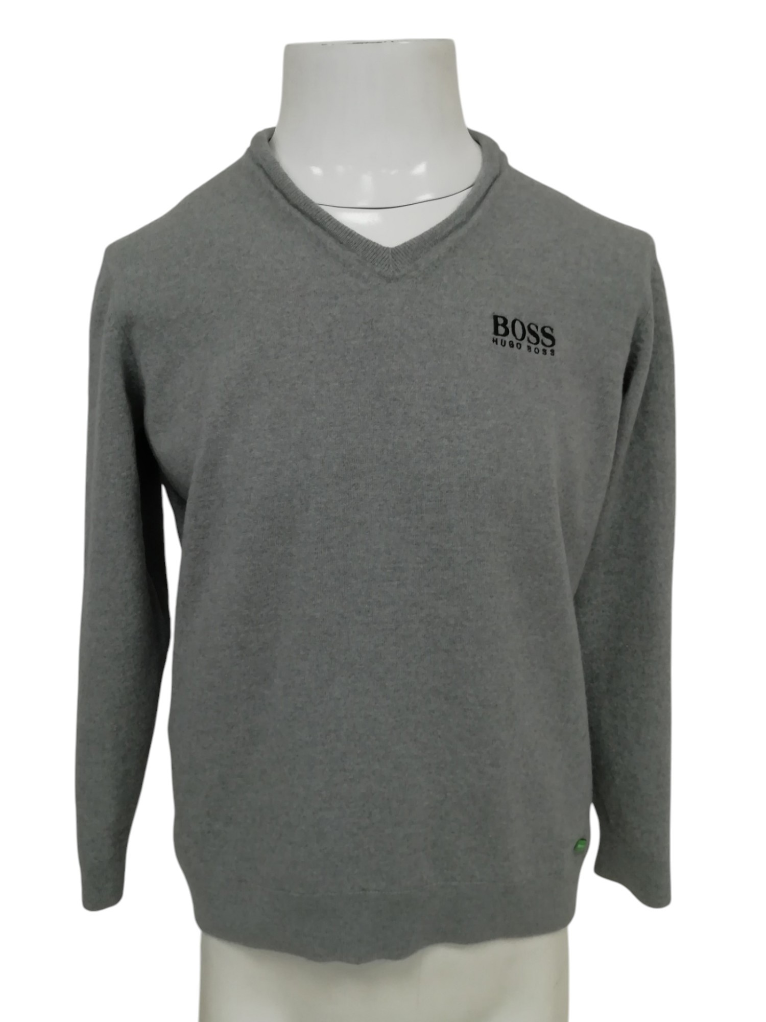 Hugo boss jumper grey best sale