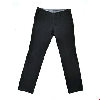 BOSS HUGO BOSS Men's Charcoal Grey Twill Slim Fit Trousers Size 35W Pre-Loved BOSS HUGO BOSS Men's Charcoal Grey Twill Slim Fit Trousers Size 35W Pre-Loved