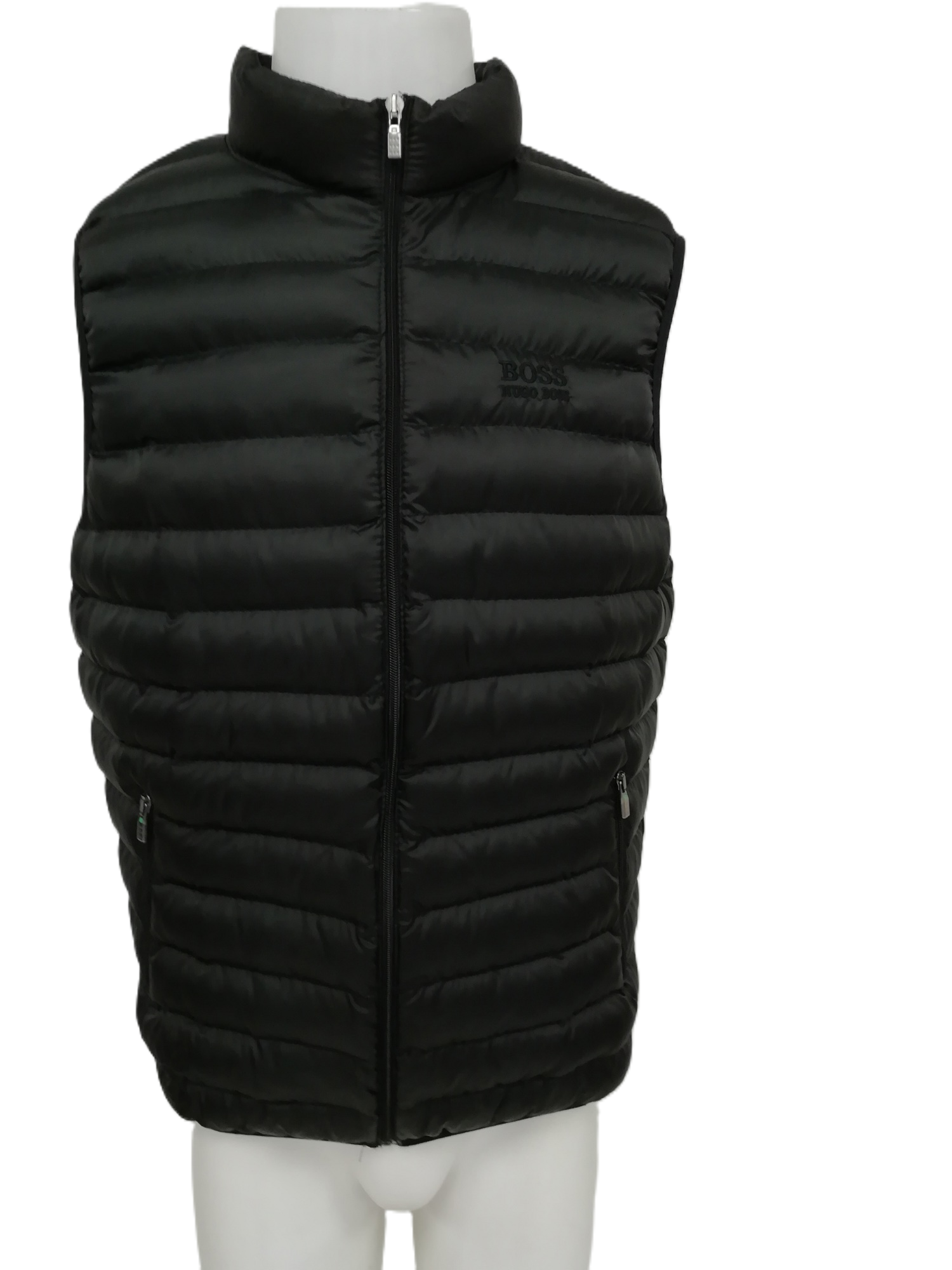 HUGO BOSS Men's UK Size XXL Black Padded Zip Up Classic Gilet