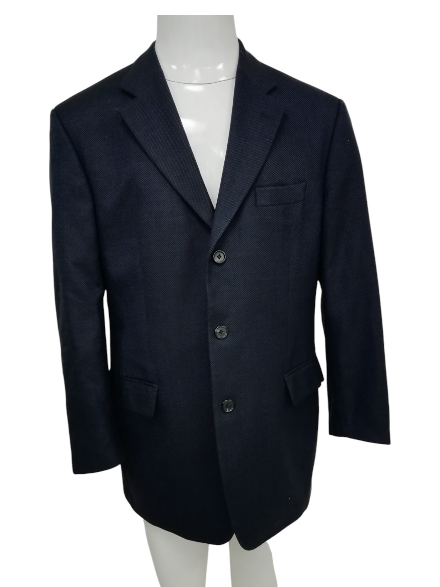 HUGO BOSS Men's UK Size Large Navy Buttton Up Formal Blazer Pre