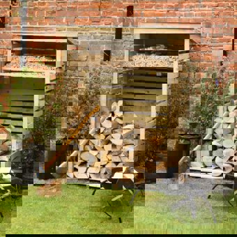 Rowlinson Wooden Small Garden Log Store Rowlinson Wooden Small Garden Log Store