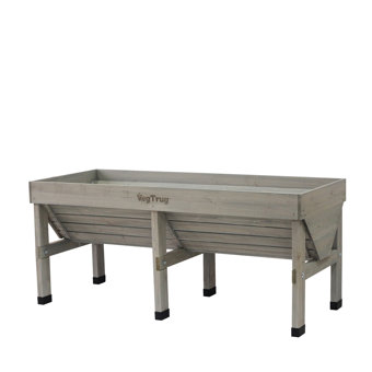 VegTrug Grey Wash 1.8m Medium Raised Wooden Garden Planter VegTrug Grey Wash 1.8m Medium Raised Wooden Garden Planter