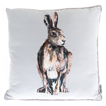 Meg Hawkins Hare Cushion  Meg Hawkins Hare Cushion
