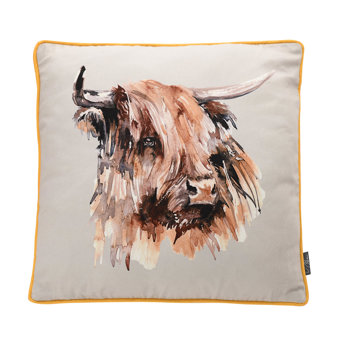 Meg Hawkins Highland Cow Cushion  Meg Hawkins Highland Cow Cushion