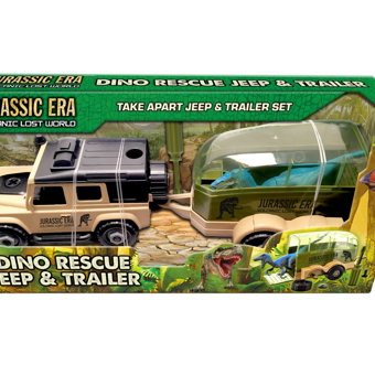 Dino Rescue Team and Dino Box Trailer Dino Rescue Team and Dino Box Trailer