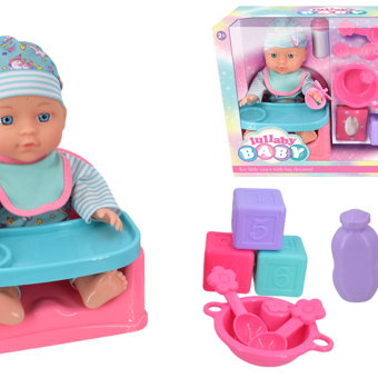 Lullaby Baby 29CM Baby Doll with Feeding Chair and Bottles Lullaby Baby 29CM Baby Doll with Feeding Chair and Bottles